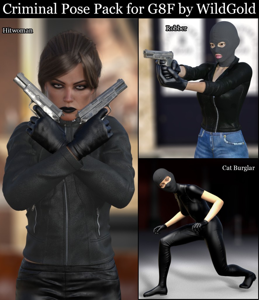 Criminal Pose Pack for G8F