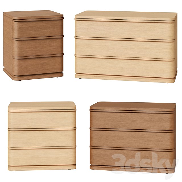Restoration Hardware nightstand Ligne