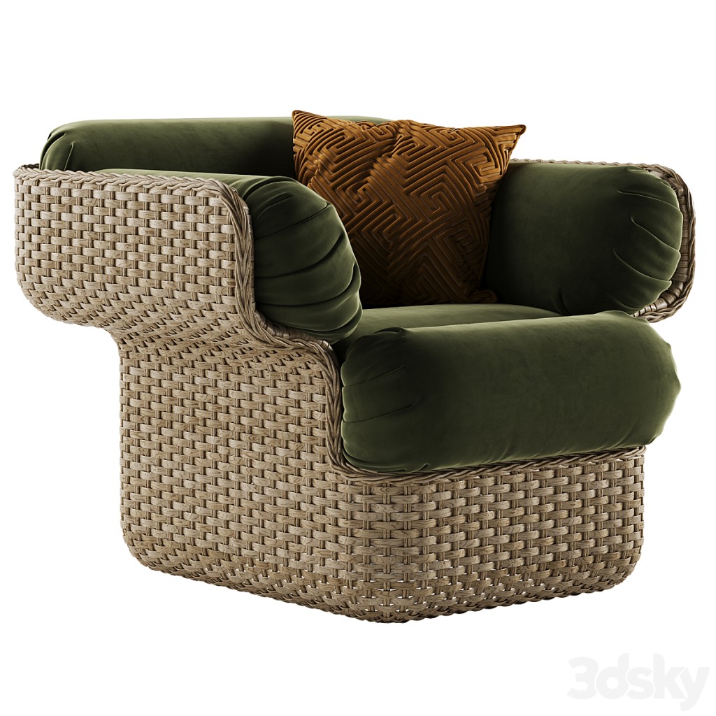 Gubi Basket armchair