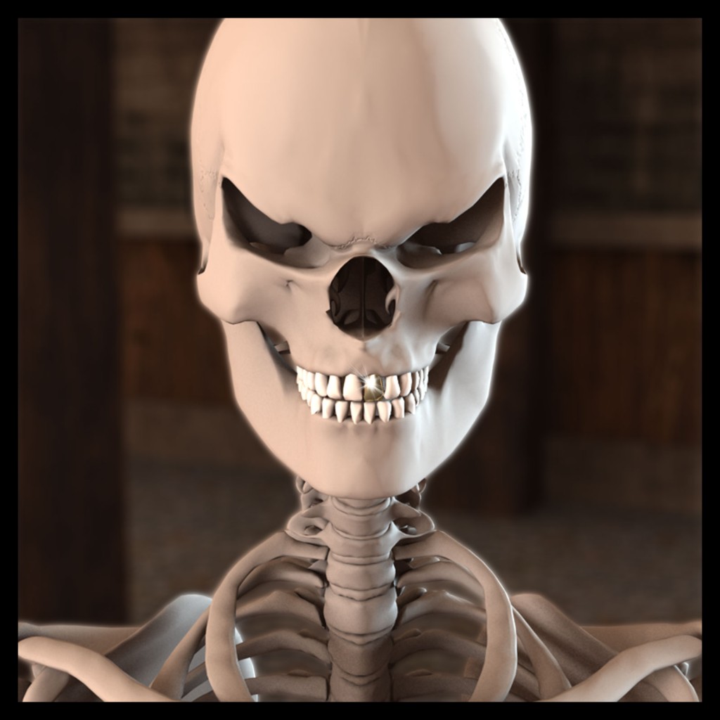 Skeleton for Genesis 8 Male