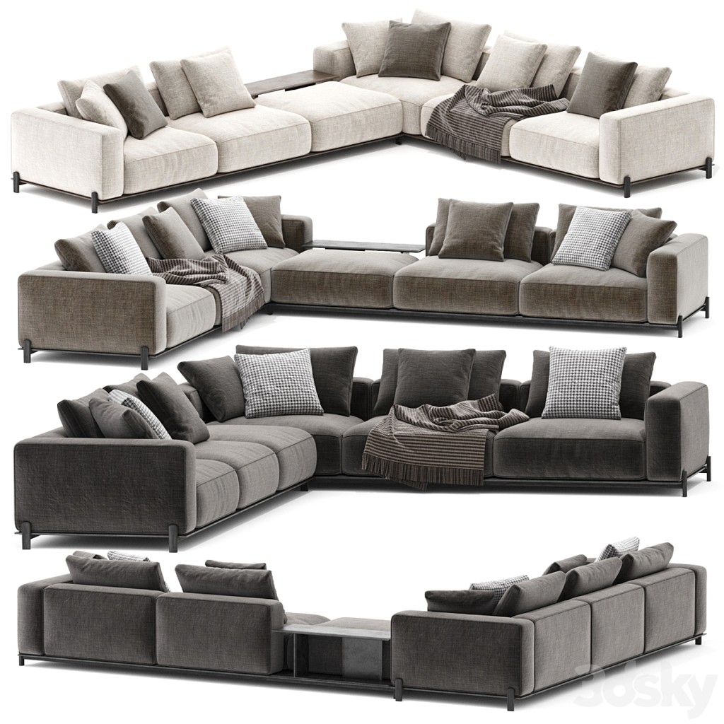 Poliform Brera corner sofa