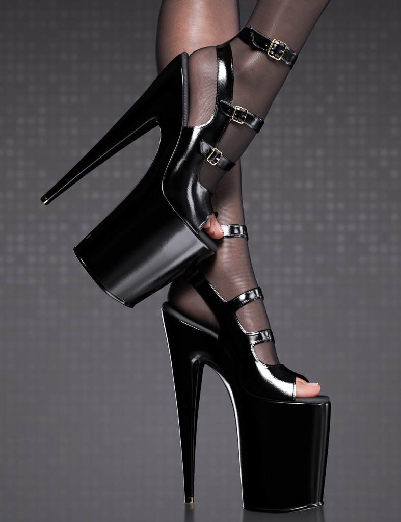 Dark Ascension High Heels for Genesis 9