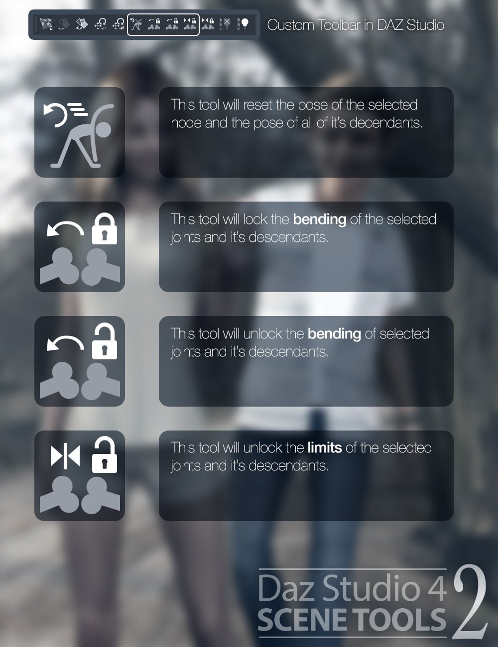 Daz Studio 4 Scene Tools Set 2
