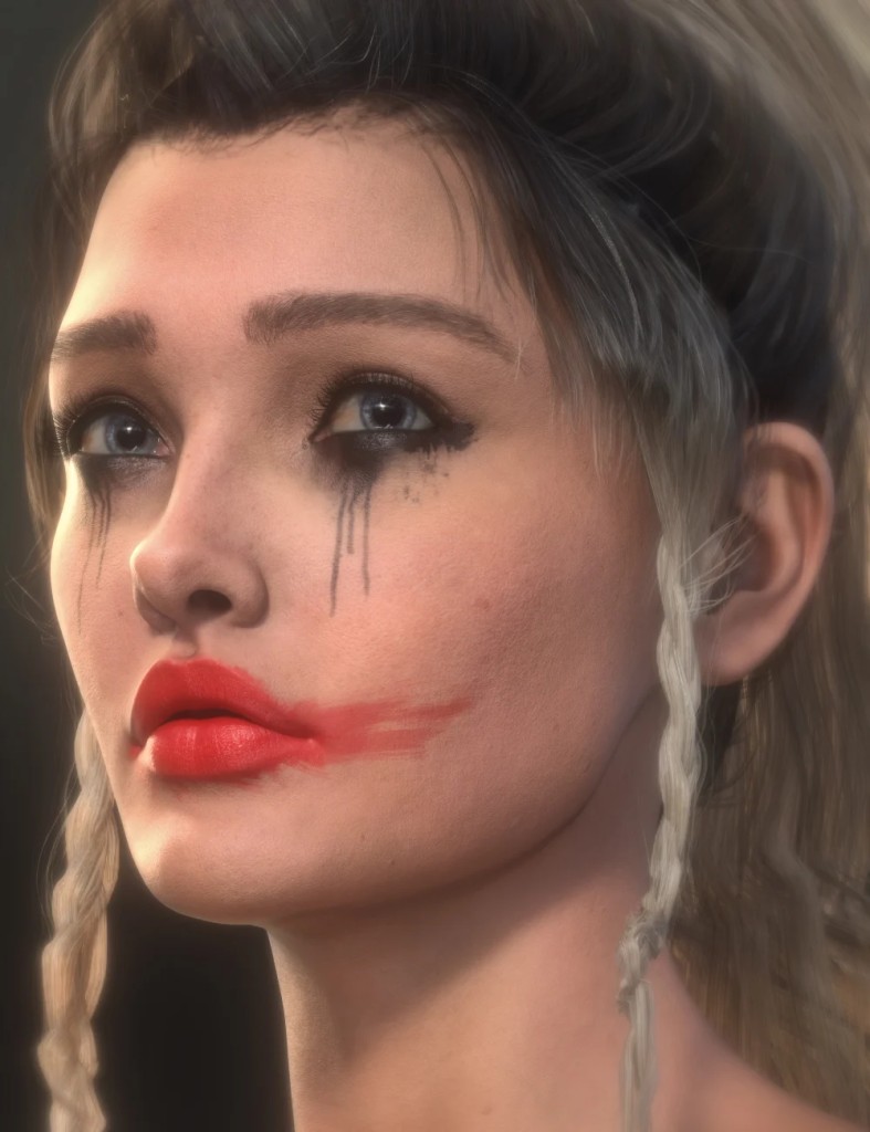 Untidy Make-Up for Genesis 9