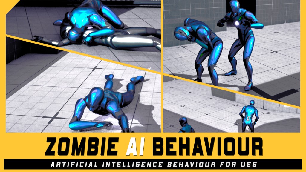 Zombie AI Behaviour (Support Multiplayer) UE5.5