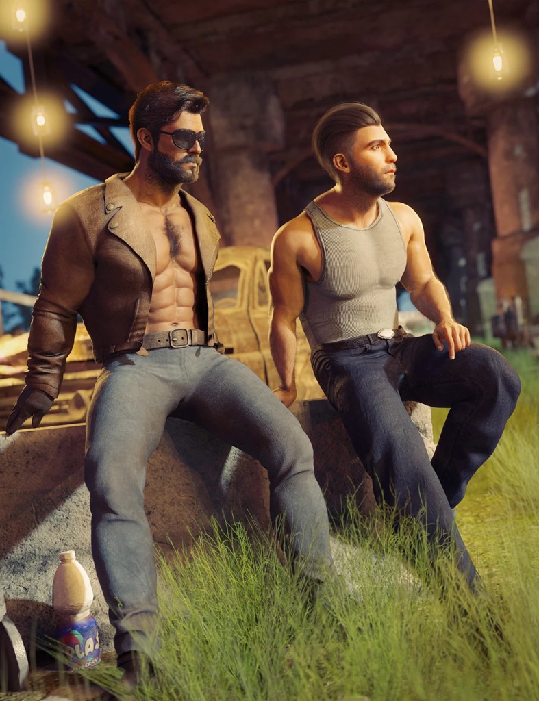 Jepe’s Dramatic Sit Poses for Genesis 9 and 8 Male