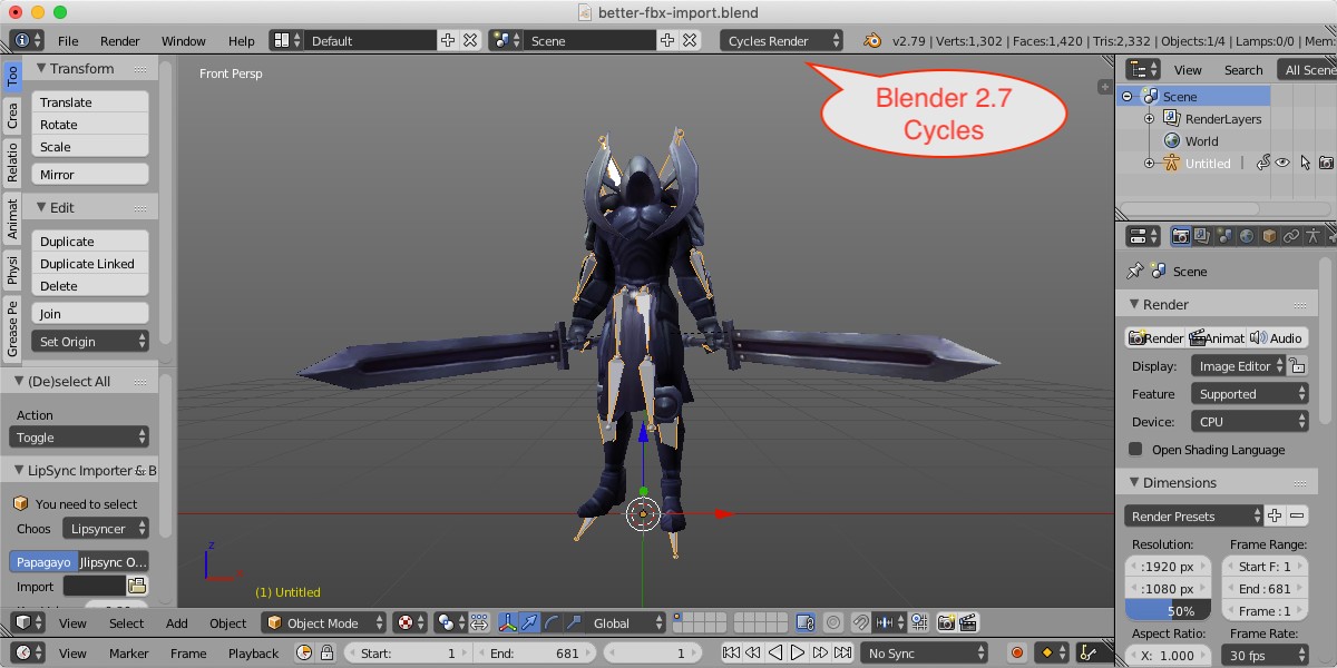 Better Fbx Importer & Exporter