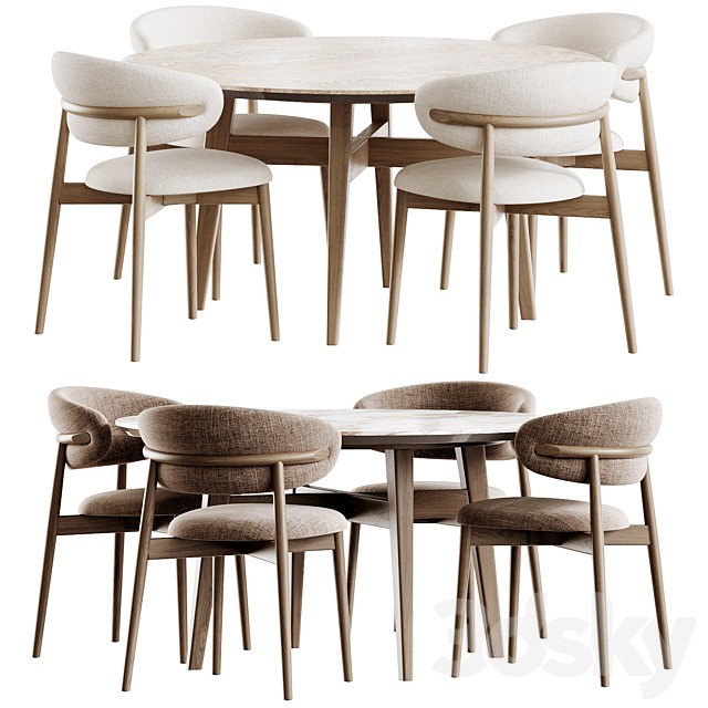 Orleandro Chair And Abrey Table