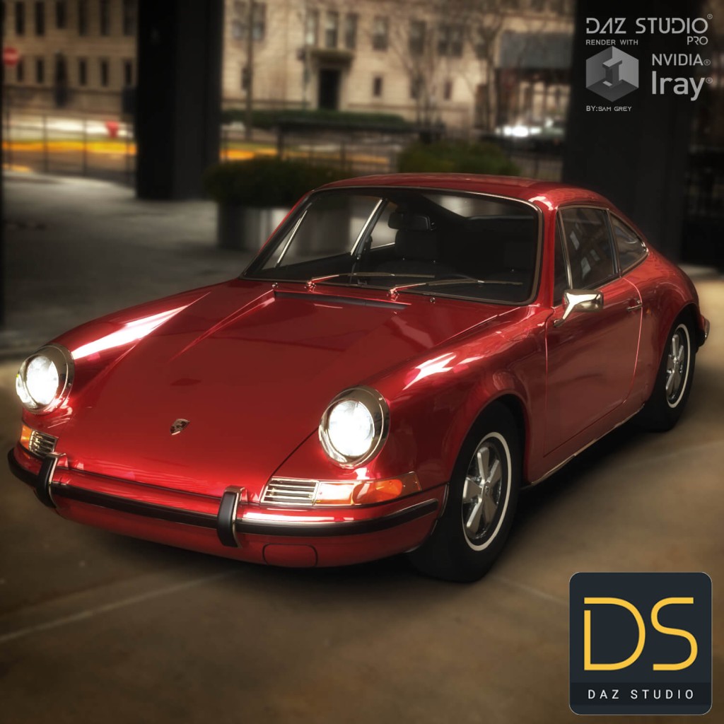 Porsche 911 1969 for DAZ Studio