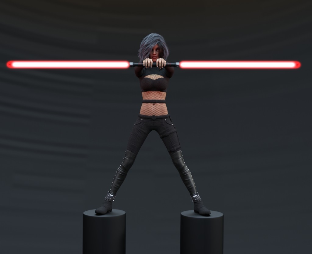 Aegis Sword: Dueling Poses II For Genesis 3 & 8 Females