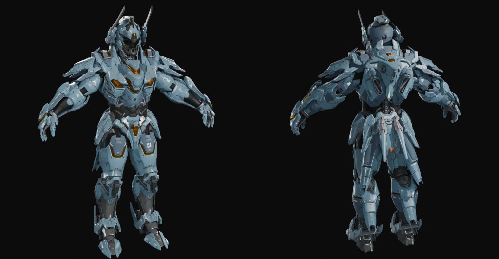 Ajax Dominator 02 Evo III Basic for Blender 4.x