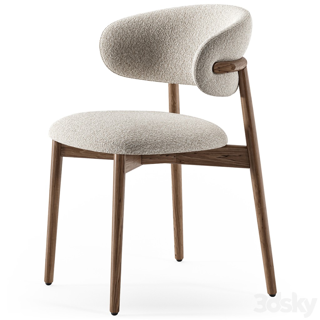 Calligaris Oleandro wood chair