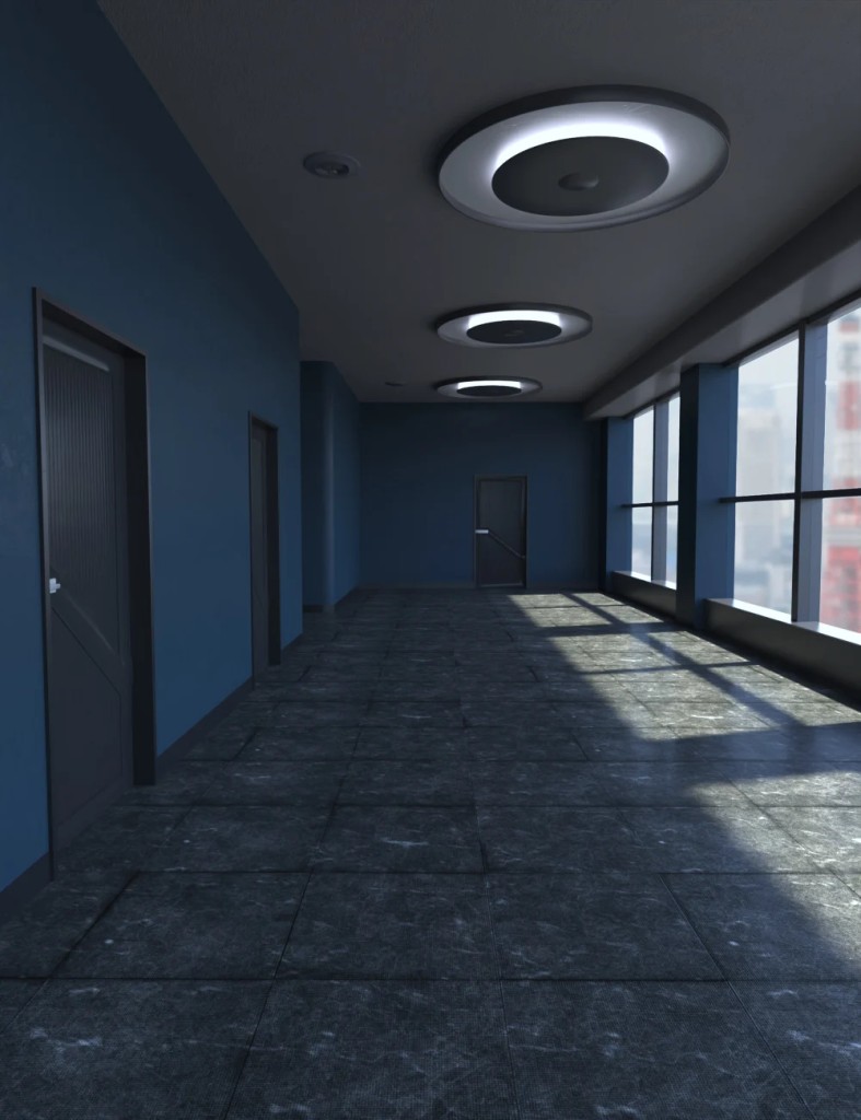 Corporate Corridor Interior