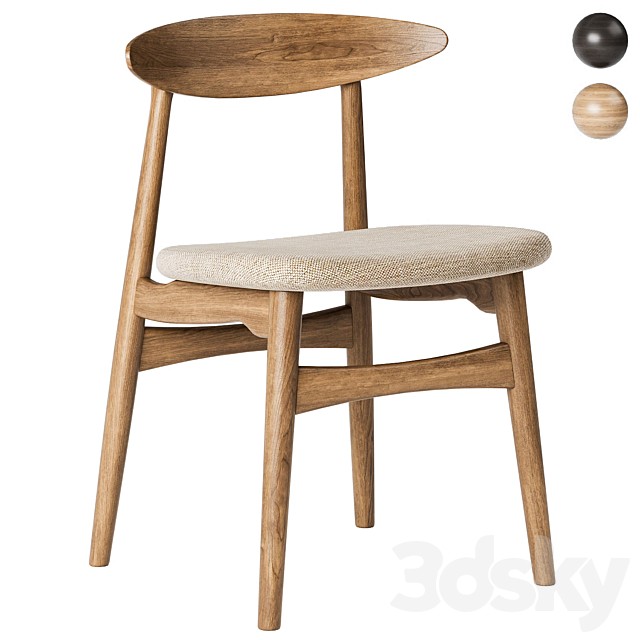 Wood dining chair