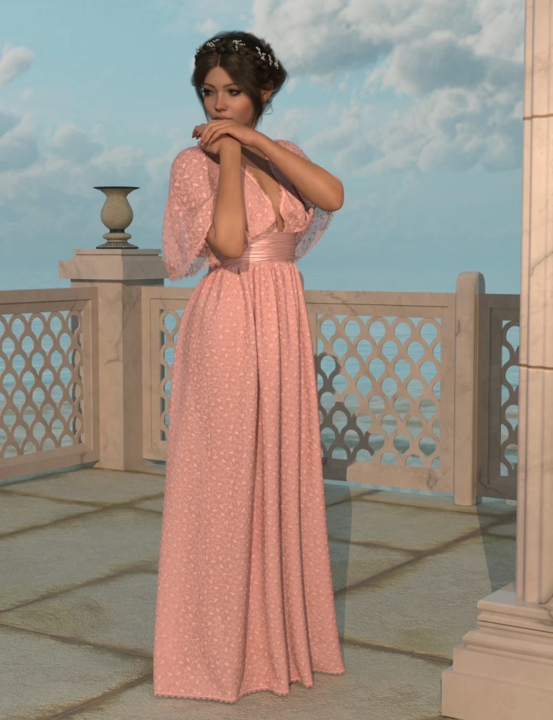 dForce Godward Gown for Genesis 9