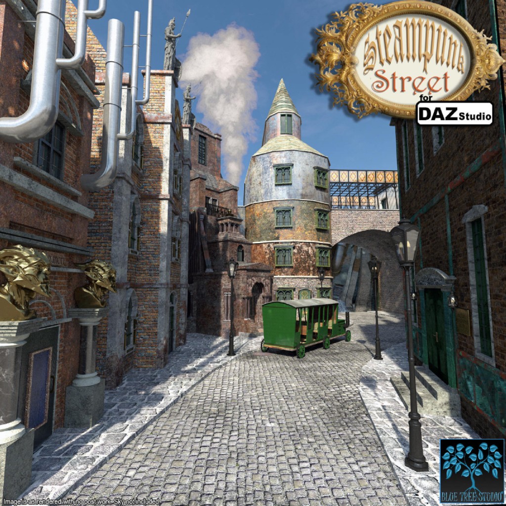 Steampunk Street for Daz Studio