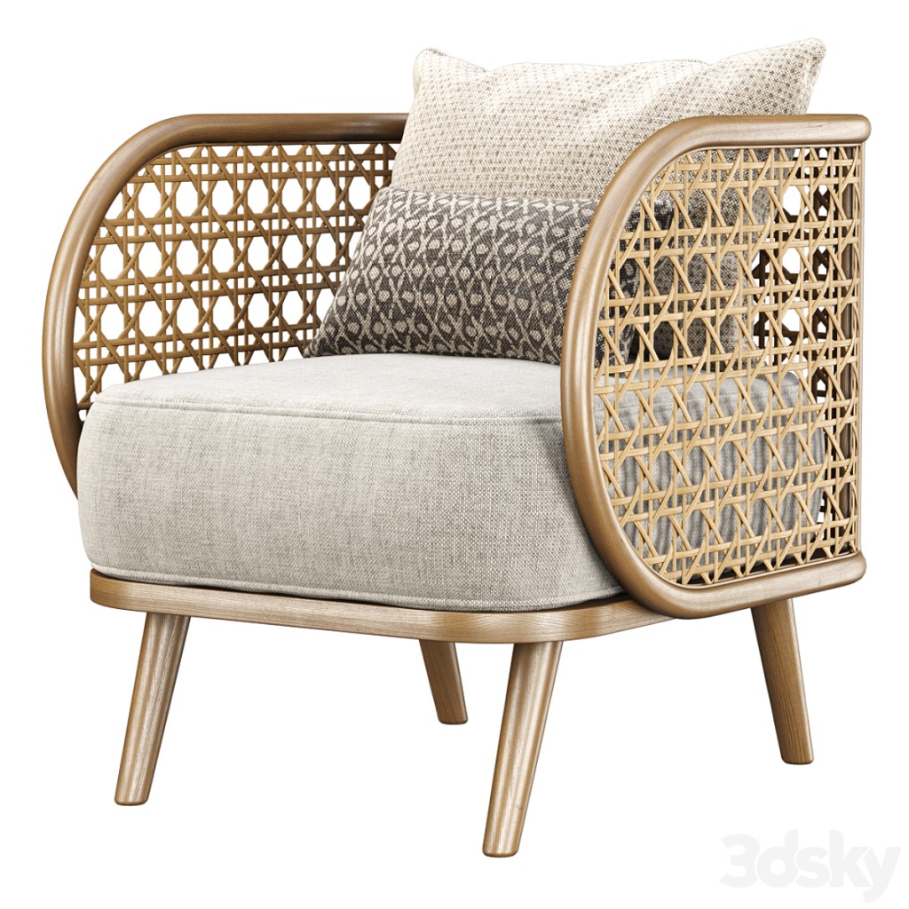 Carry rattan dining chair SA12 / Rattan dining chair