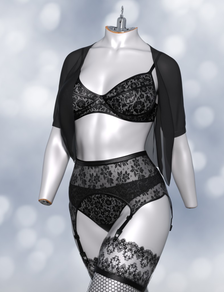 AH dForce Irina Lingerie Outfit For Genesis 9