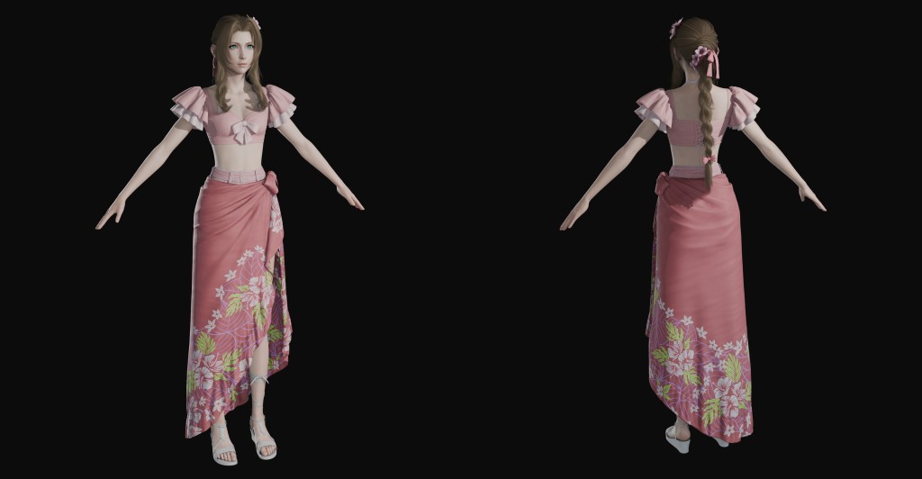 Aerith (Costa del Sol I) Premium for Blender 4.x
