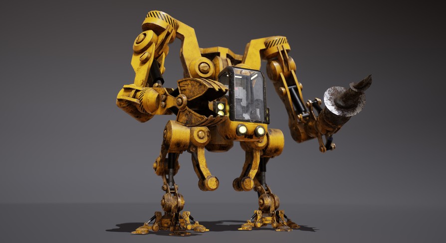 [UE4.27] SCI FI: MINING MECH