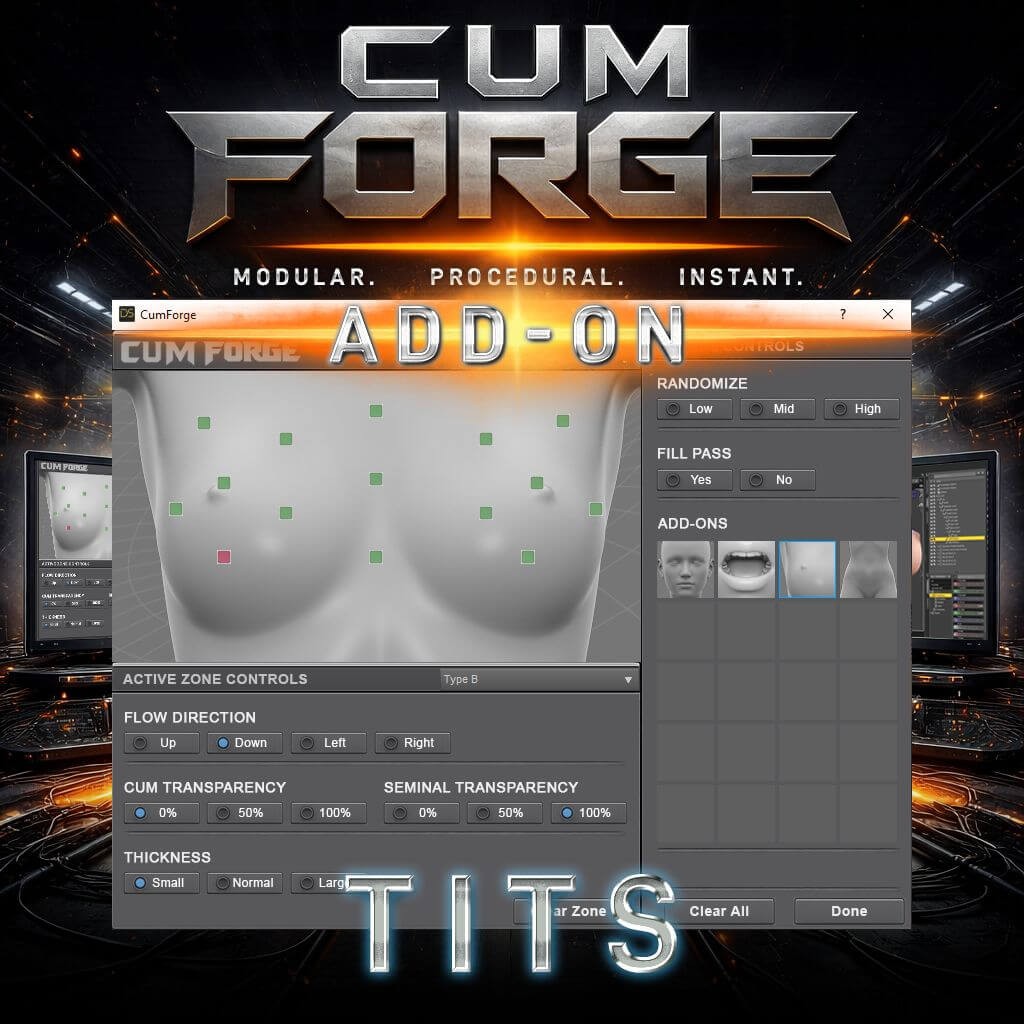Tits Cumshots Add-On for Cum Forge