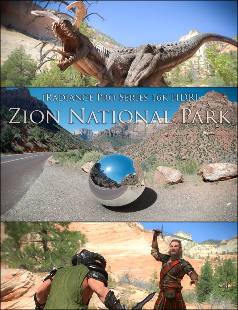 iRadiance Pro Series 16k HDRIs - Zion National Park