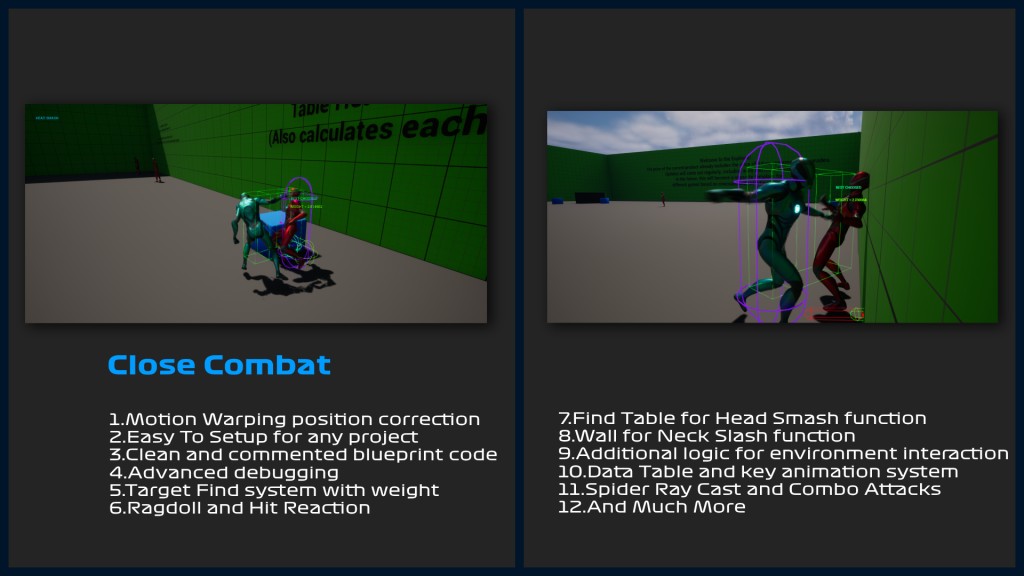 [UE5.2] Euphoria - Close Combat