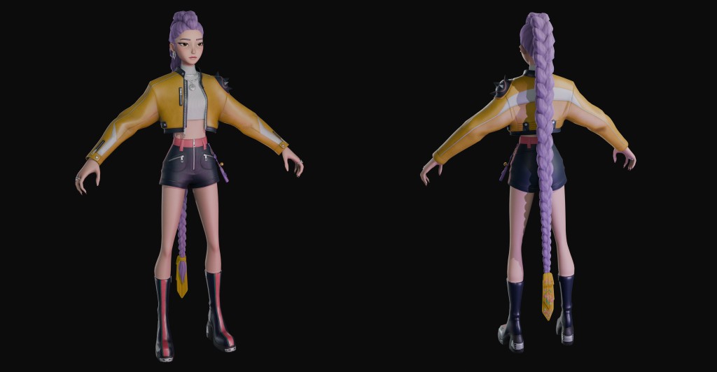 Rumi (HUNTR X FN) Premium for Blender 4.x