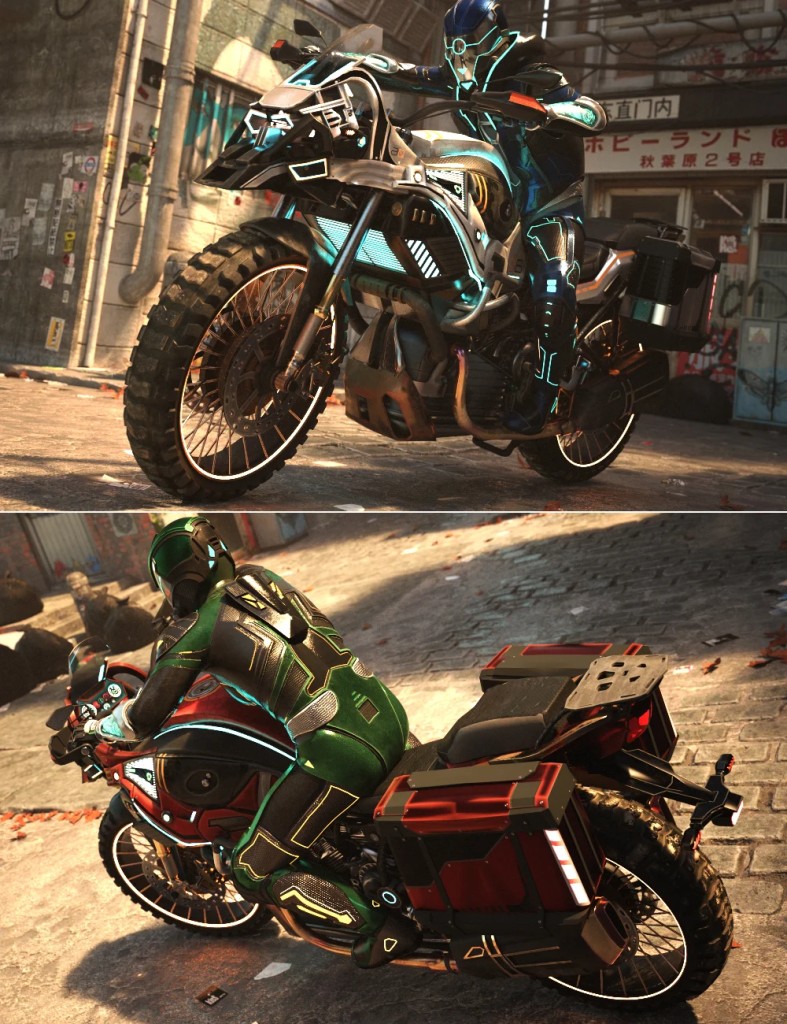 XI Futuristic Adventure Motorcycle