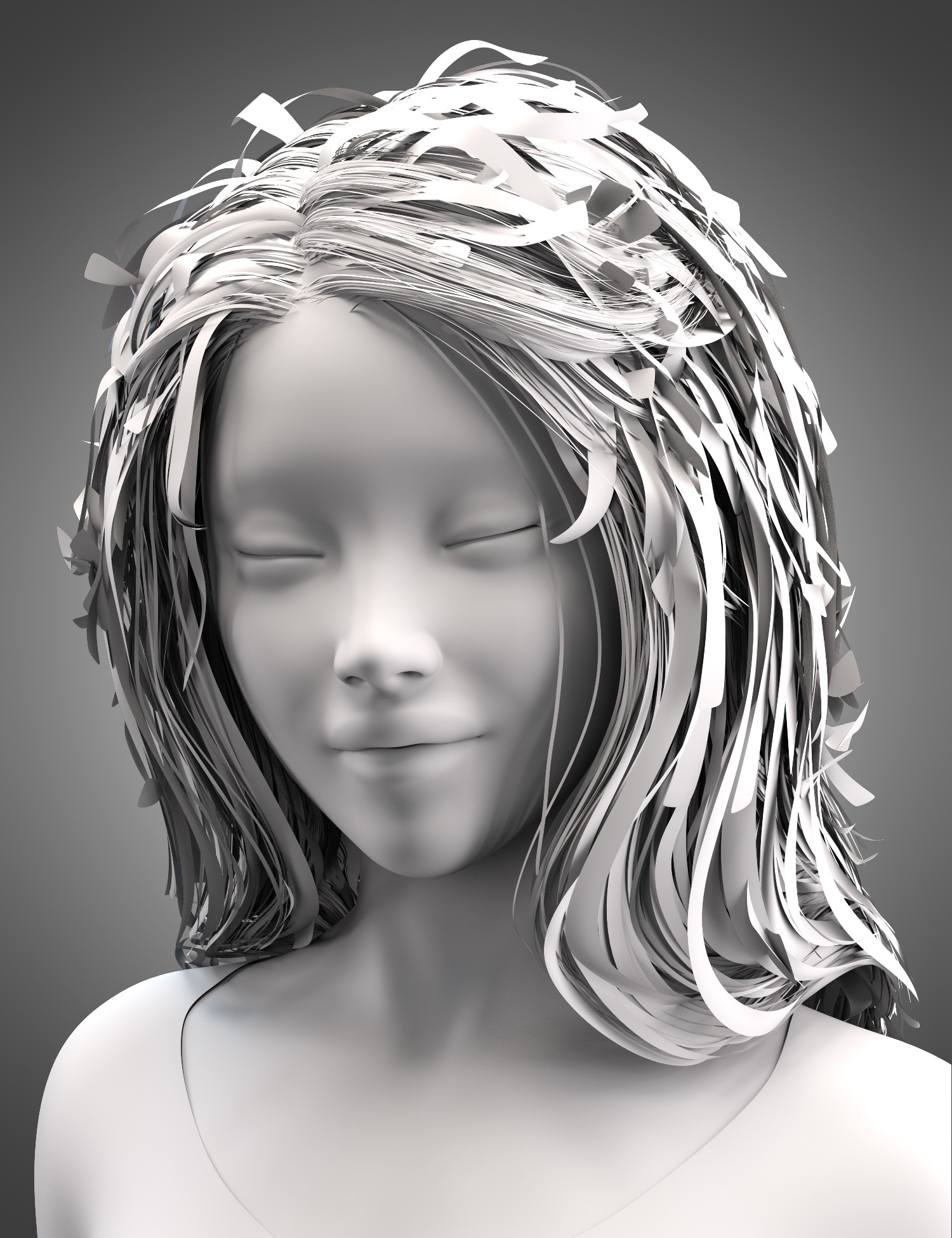 Grunge Hair for Genesis 9 and 8.1 Female