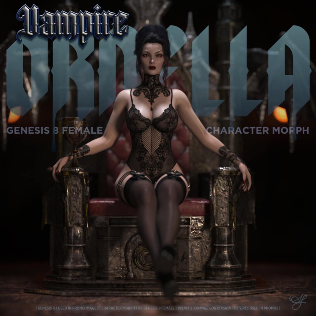 Vampire Ornella Morph for Genesis 8/8.1 Female