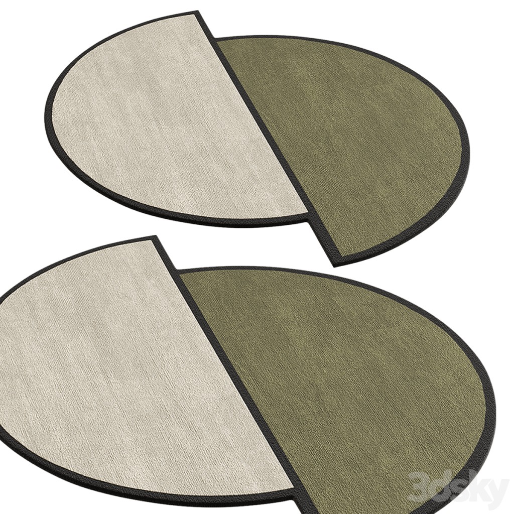 Round Rug Norr Malarstrand by Nordick Nots