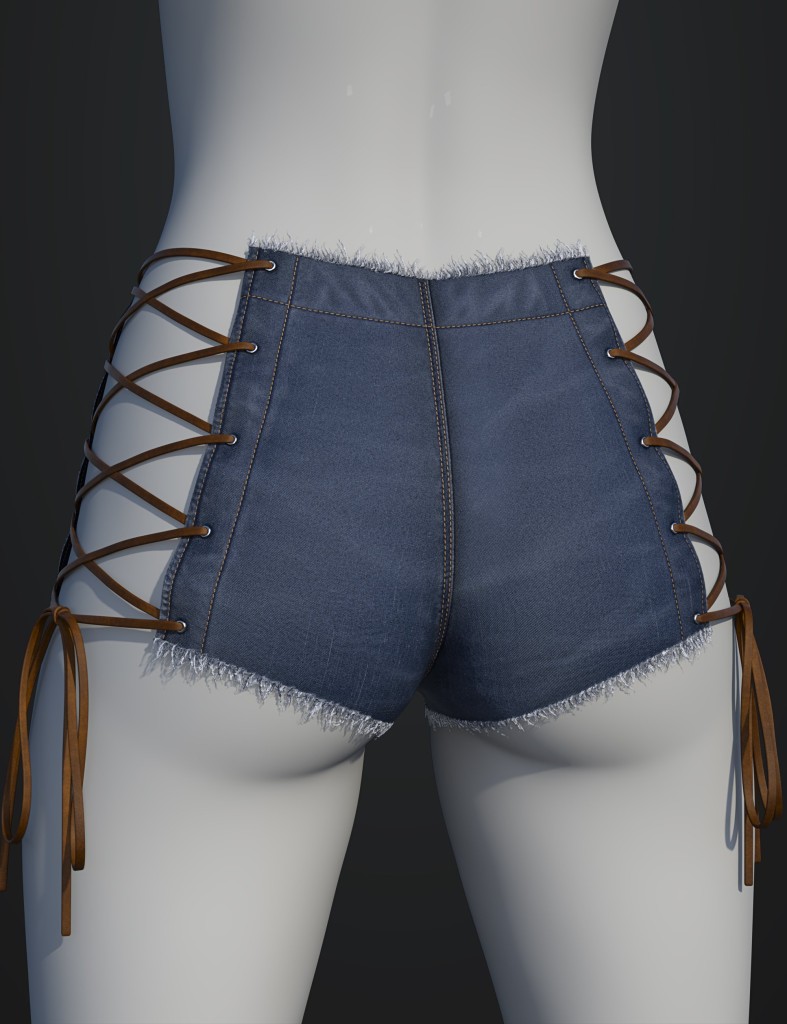 dForce SU Sexy Strappy Jeans for Genesis 9, 8.1, and 8 Female