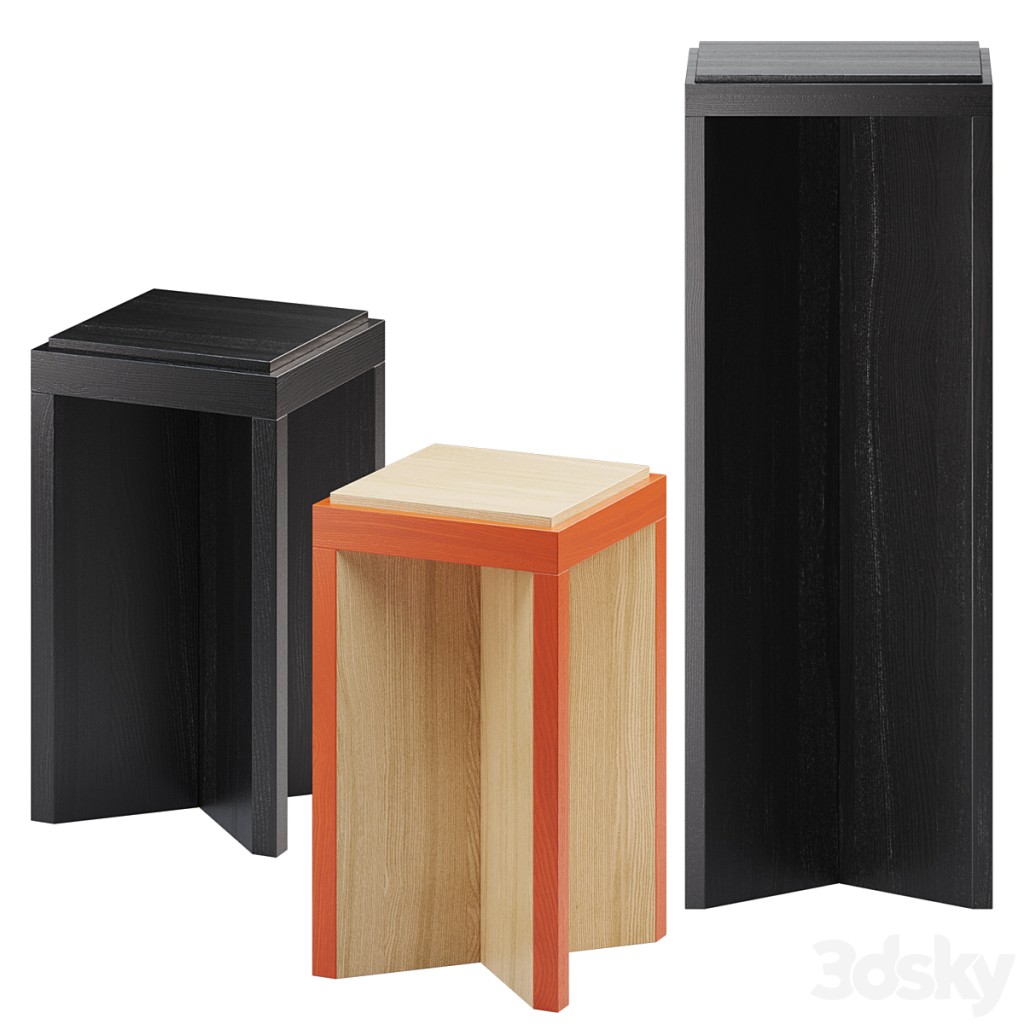 Kubé Side Table by Ann Demeulemeester for Serax