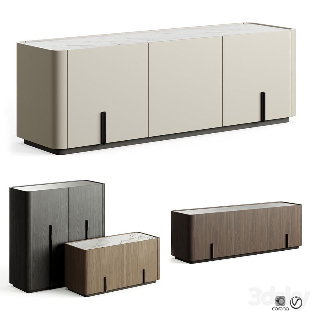 Liu Jo Caillou High Floor Cupboard with Plint