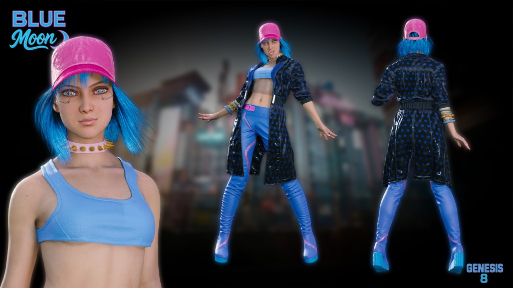 CP2077 Blue Moon (Disguise) for G8F