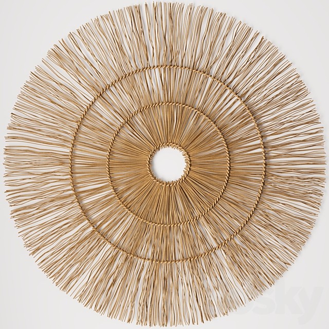 dao rattan wall decoration