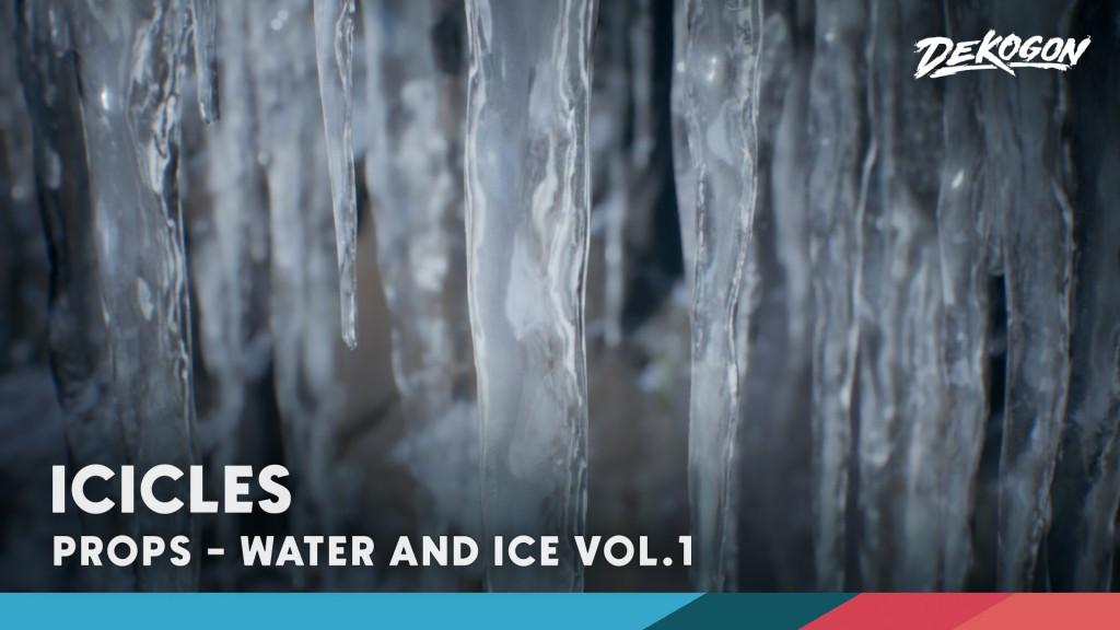 [UE5.2] WATER & ICE VOL.1 - Icicles (Nanite and Low Poly)