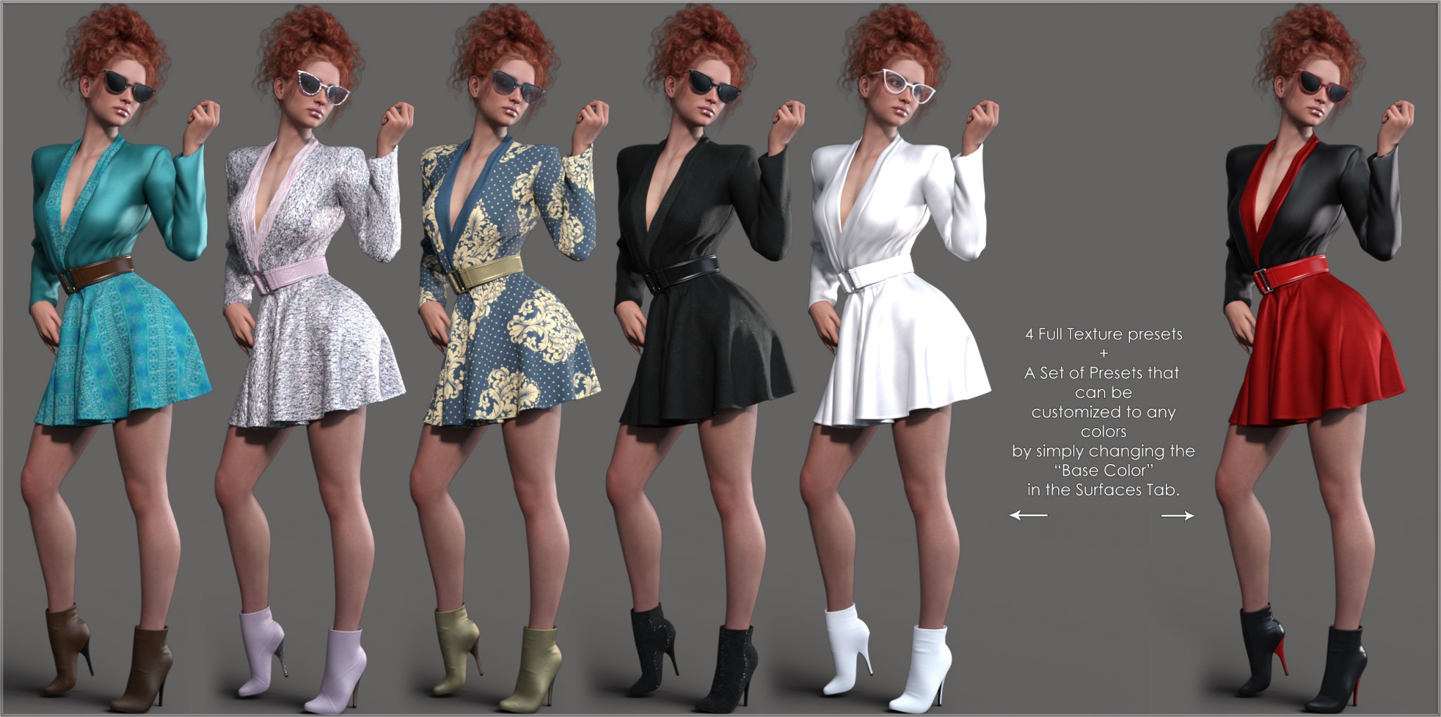 dForce Tres Classy Outfit for Genesis 9