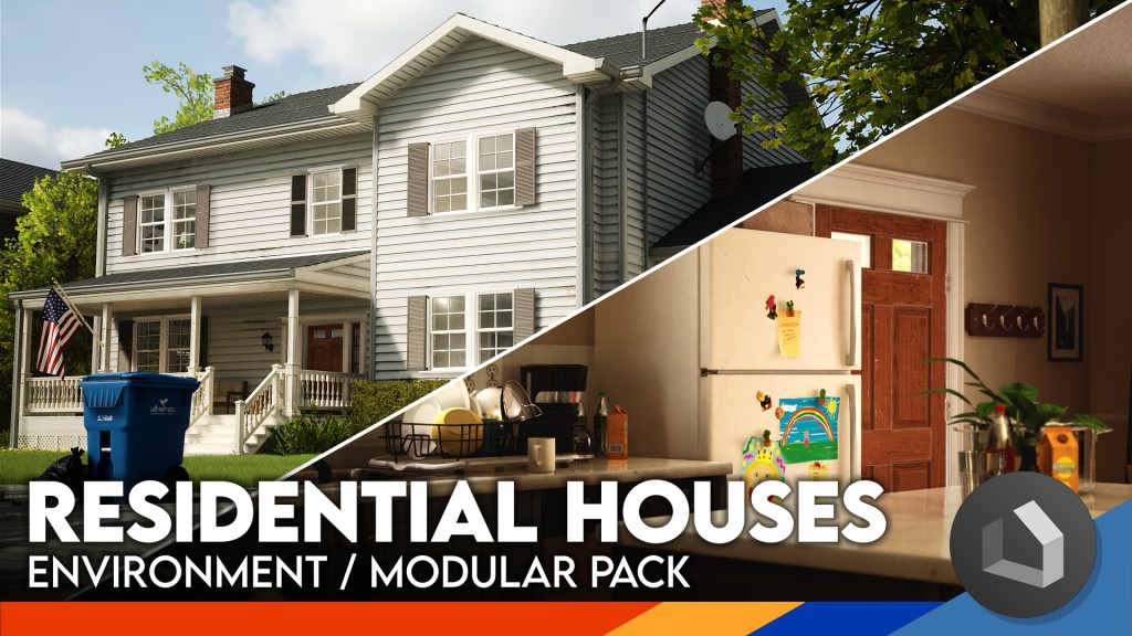[UE5.0] Residential Houses - Modular Pack