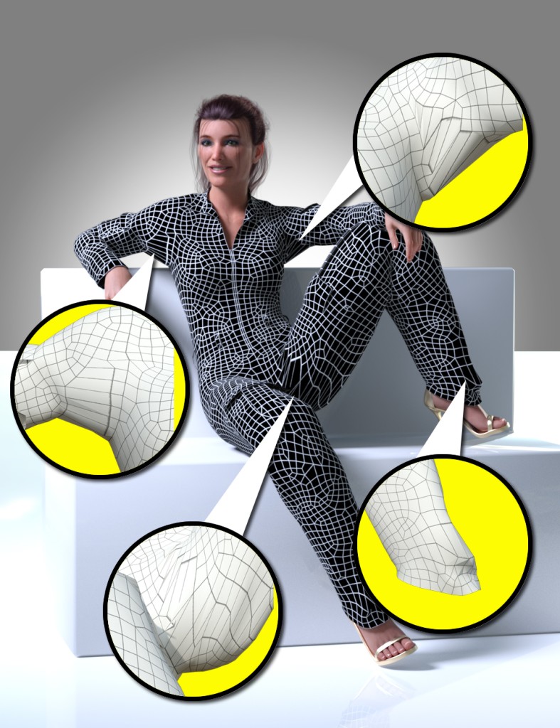 pJCM Poses - For Clothing Creators for Genesis 8