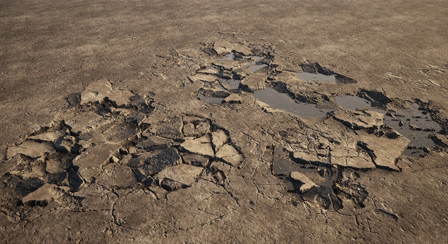 (UE)  Concrete Damage Decals