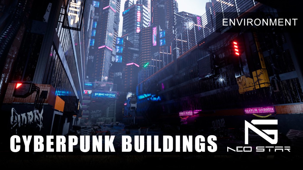 [UE5.1] Cyberpunk Outskirts ( Now: Cyberpunk Buildings Pack )