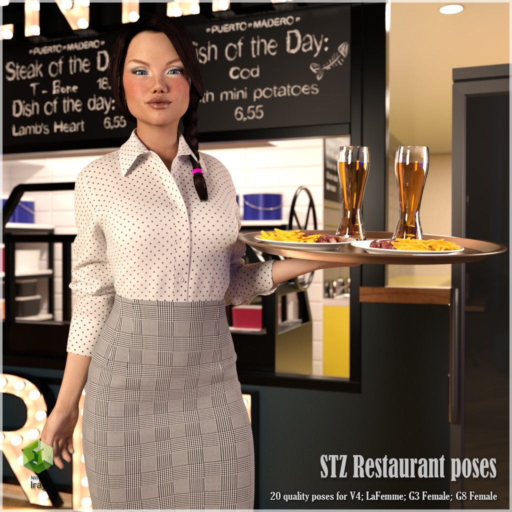 STZ Restaurant poses