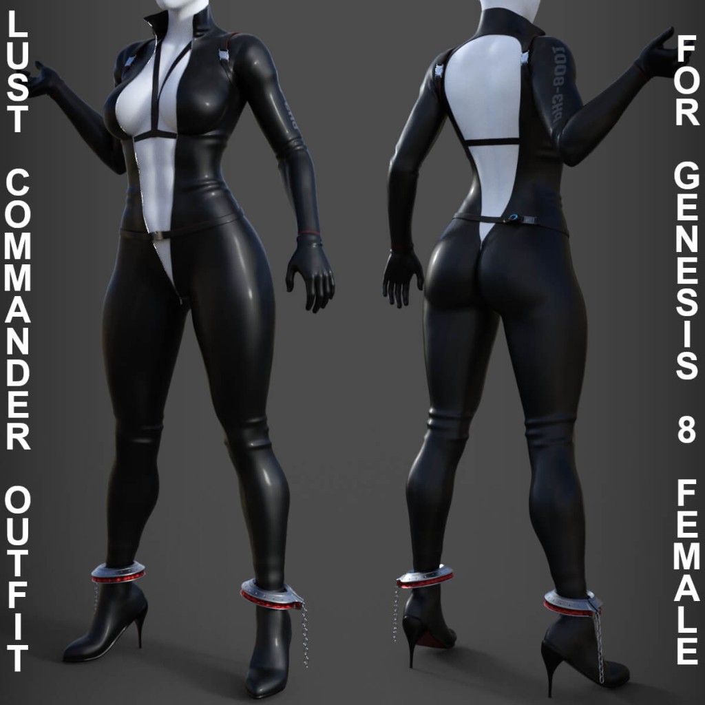 Lust Commander Outfit for Genesis 8 Female