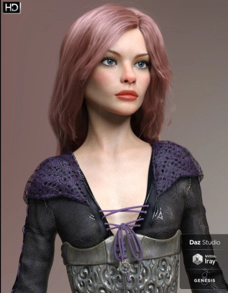 Red HD for Genesis 8 Female