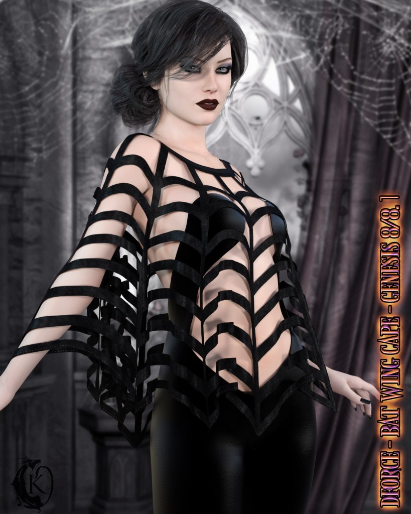 dforce – Batwing Cape – Genesis 8