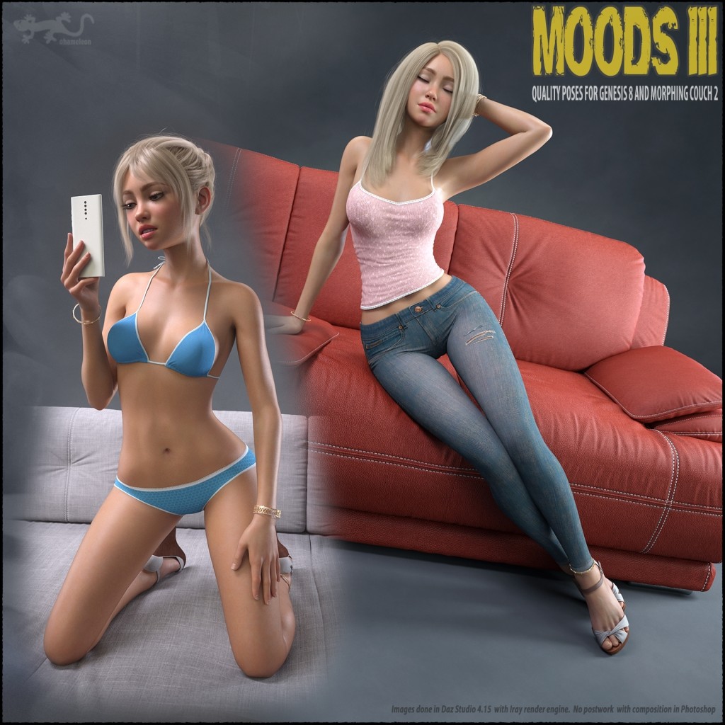 Moods 3 - Poses for Genesis 8
