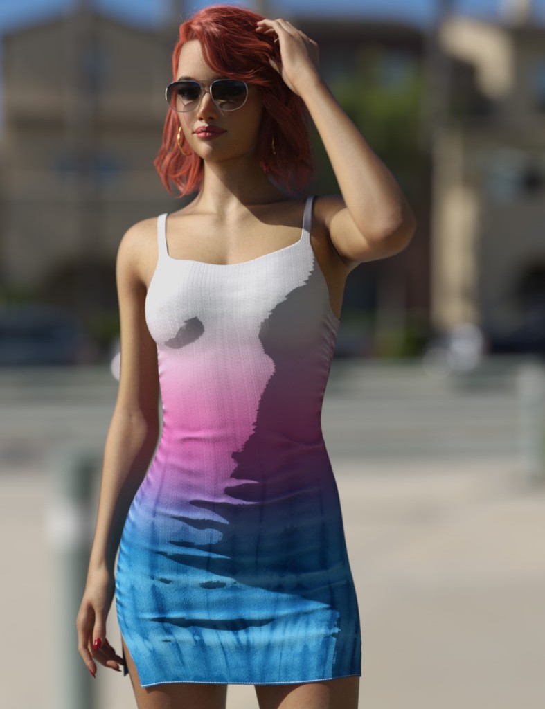 dForce Bodycon Tank Dress for Genesis 9