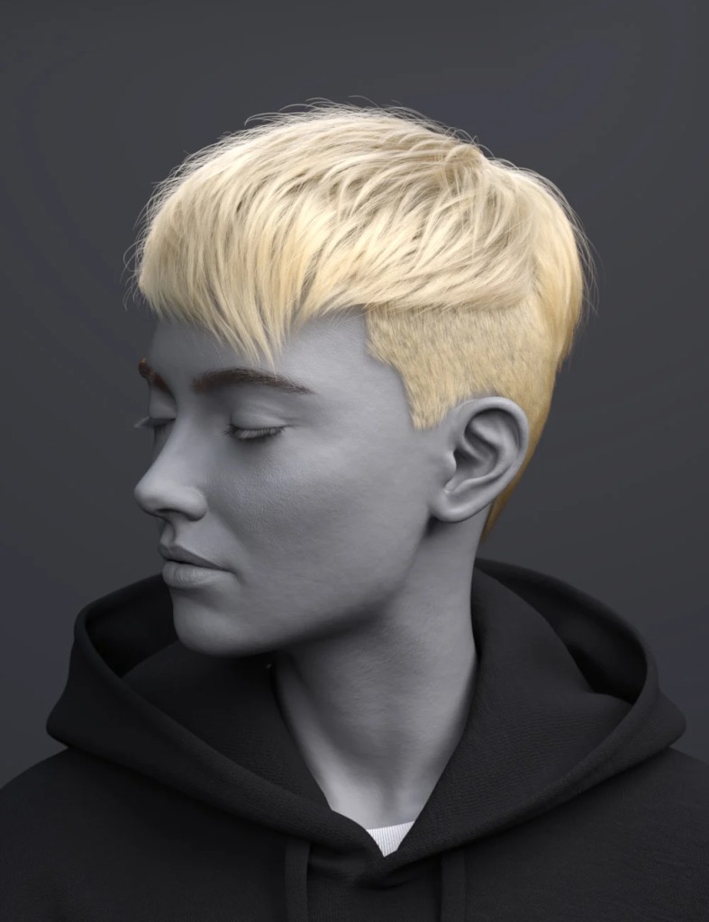 dForce FV Modern Undercut Hair for Genesis 9